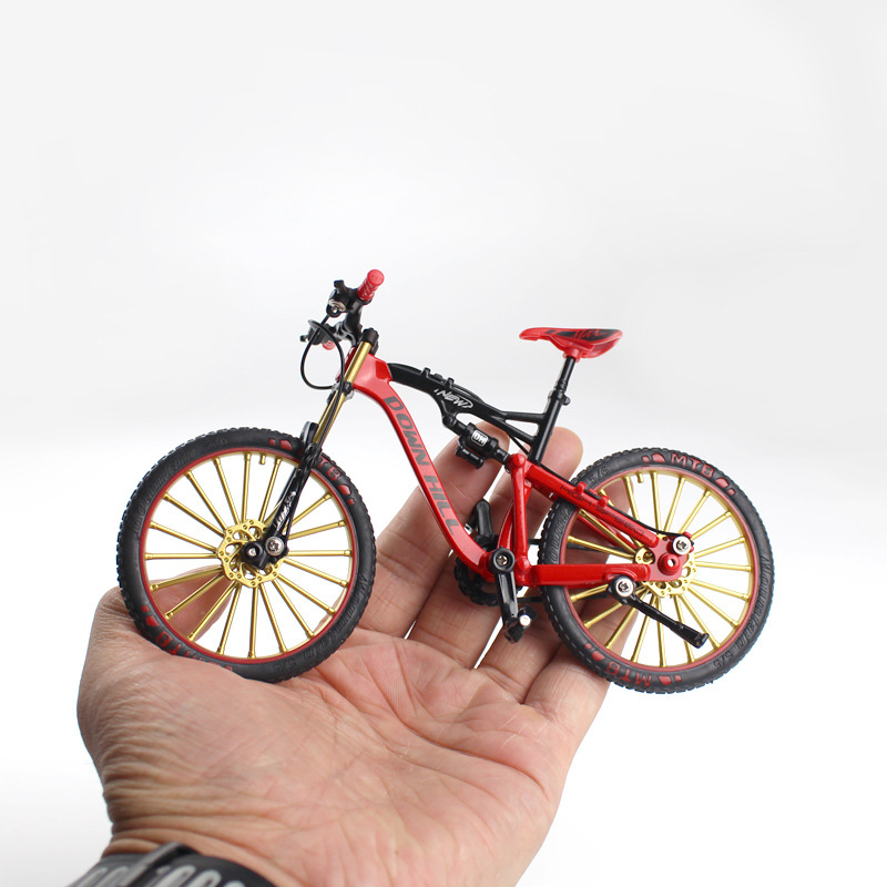 1: 10 upgraded version of new downhill mountain off-road bicycle model metal collectible gift ornaments
