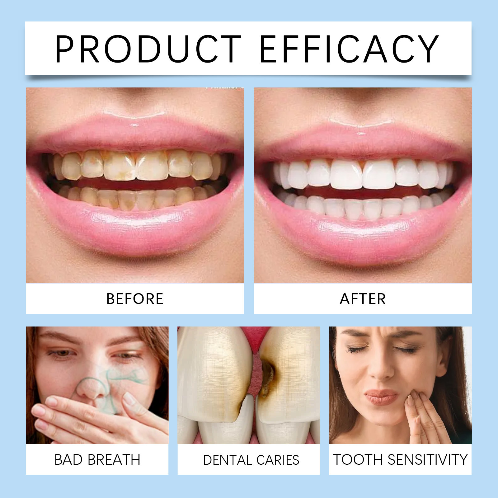Nurse Dental Care Liquid Lasting Freshing Breath Deep Cleaning Oral Hygiene Removes Plaque Stains Teeth Brightening Serum 30ml