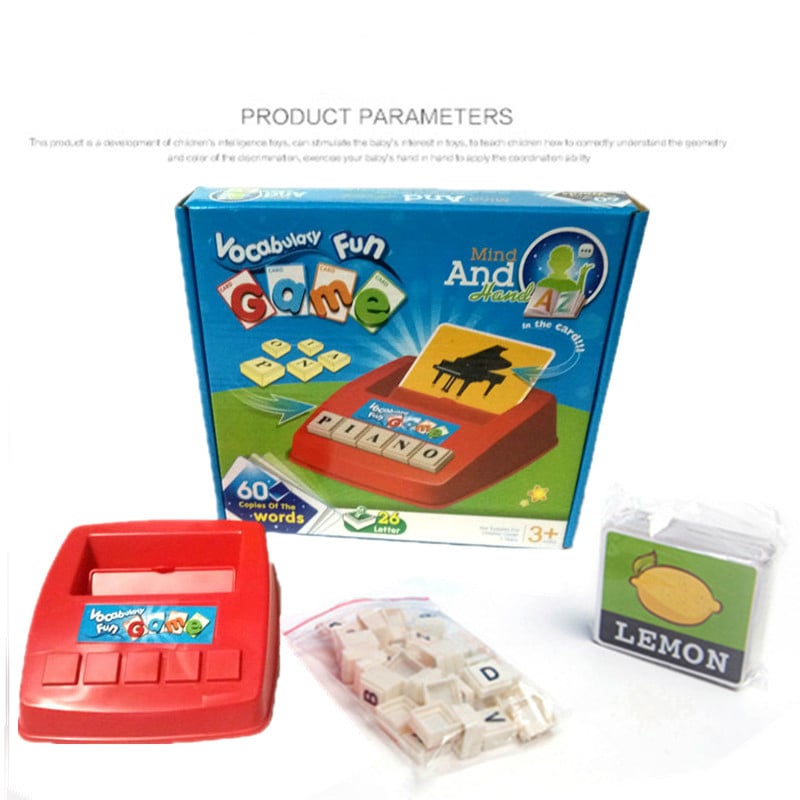 Children Toys Fun Learning English Spell Word for Early Childhood Educational
