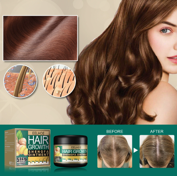 Hair Growth Products Ginger Regrowth Repair Cream Prevent Hair Loss Baldness Treatment Dense Hairs Beauty Hair Care Men Women
