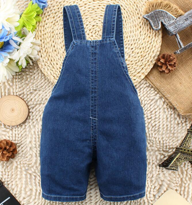 Boys' and girls' pants baby children's suspenders jeans children's clothes baby Summer