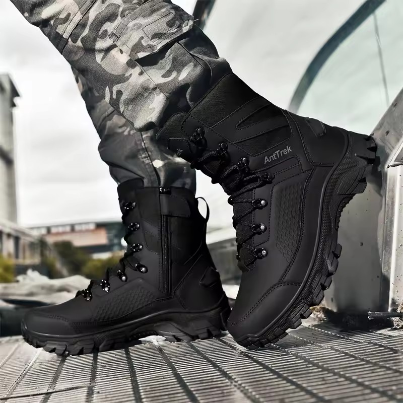 New Men Boots Hunting Hiking Shoe Lace Up Desert Unisex Boot Male Women Brand Motorcycle Climbing Shoe