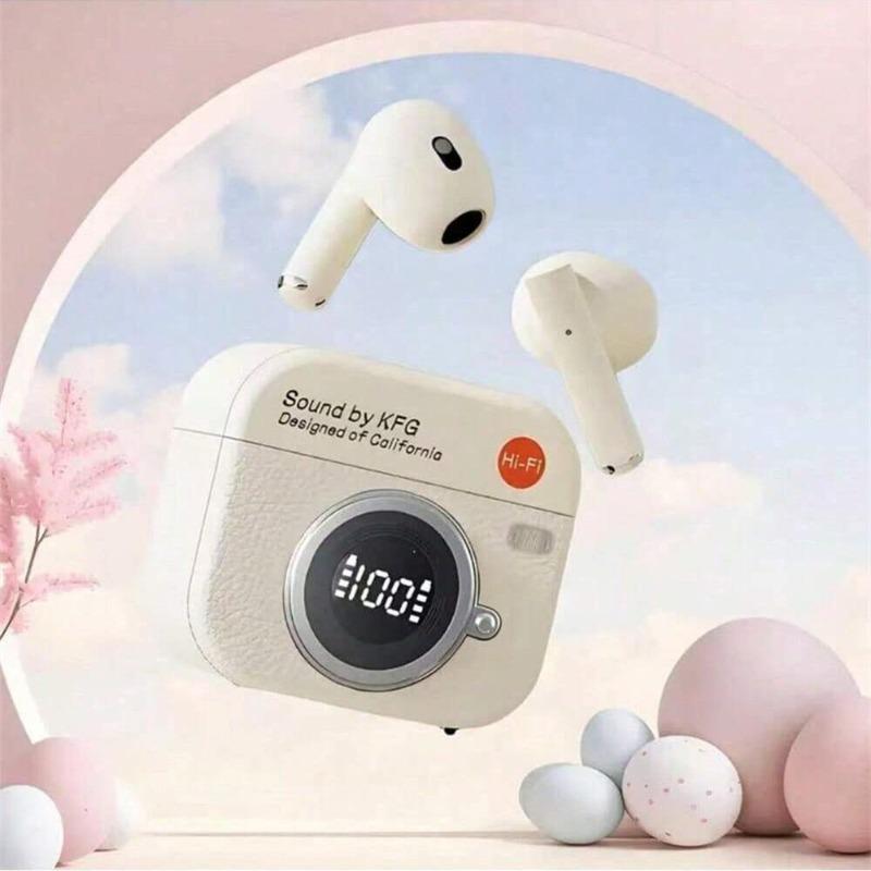 Bluetooth 5.3 Wireless Headphones Power LED Digital Display 24hours Endurance HiFi Gaming Headsets Waterproof Sports Earbuds