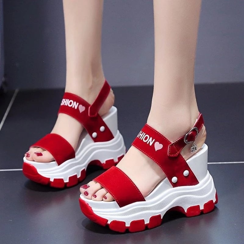New Summer Women Platform Sandals Female Wedges Comfortable Shoes for Women Fish Toe Outdoor Height Increase Sandalia