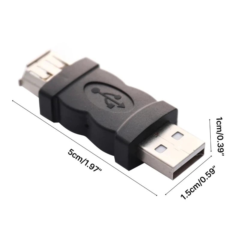 Firewire IEEE 1394 6-Pin Female to USB Male Cable Converter Adapter