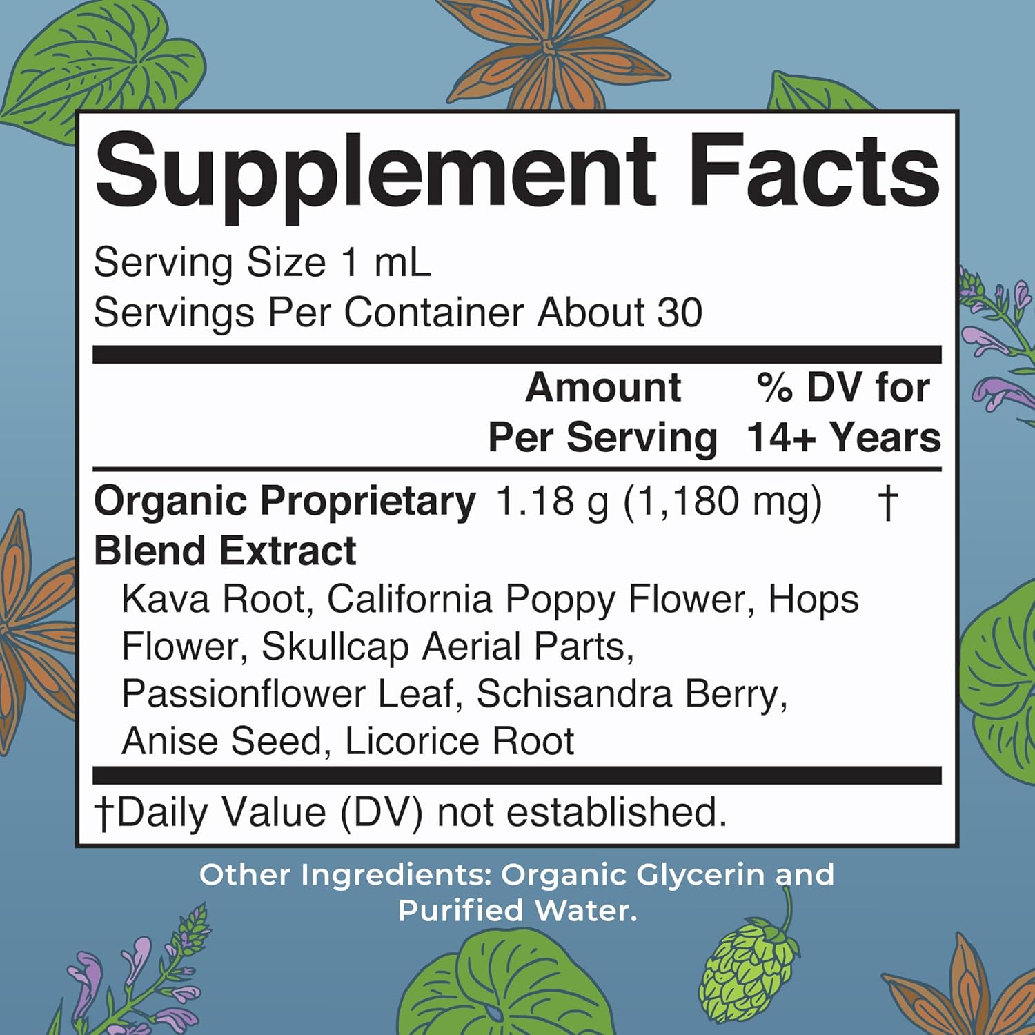 MaryRuth's Kava Root Liquid Extract for Calm & Relaxation | Nervine & Adaptogenic Herbal Blend | USDA Organic | Sugar Free | Gluten Free | Vegan | Non