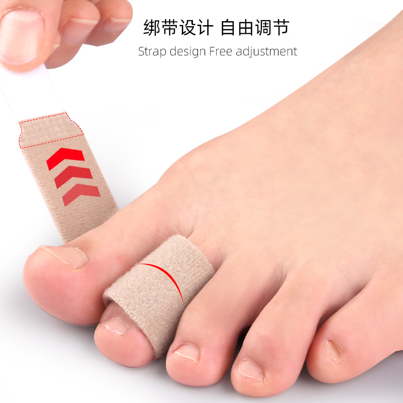Day and night use a male and female finger divider, toe bandage overlap, thumb wearing cloth strip, middle toe stretcher