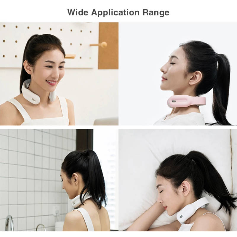 New Remote Smart Neck Shoulder EMS Muscle Massager Trainer Relaxation Electric Pain Relief ToolCervical Vertebra Physiotherapy