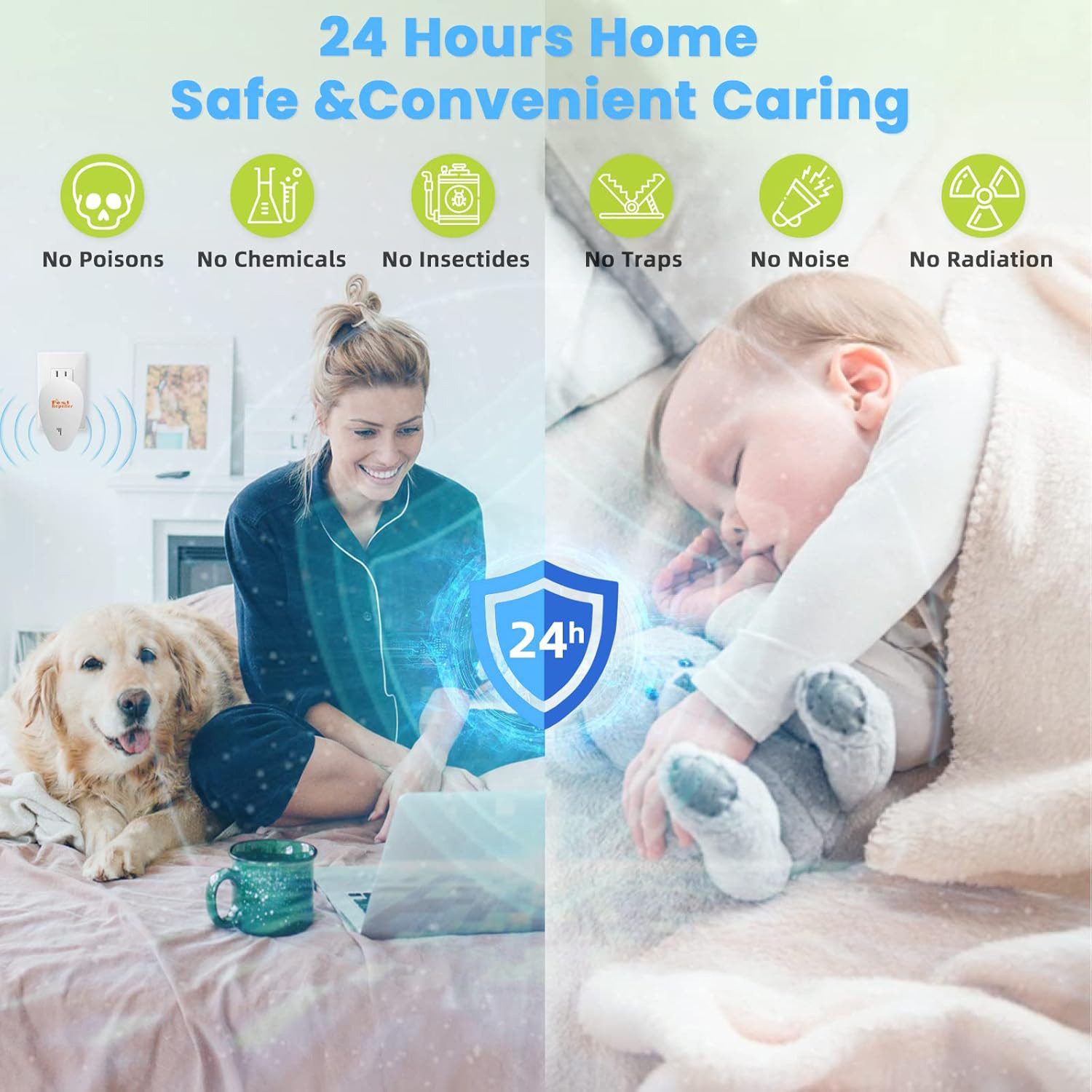 selling 218A ultrasonic mouse repellent household multifunctional electronic mosquito repellent cockroach insect