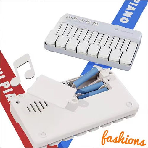 1pc Mini Electric Keyboard for Early Education, Music Learning, Multifunctional Electronic Piano, Light Toy with Music Scoring