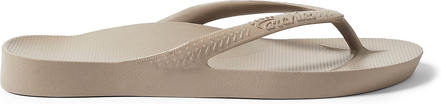 Archies Arch Support Flip Flops for Men & Women – Orthotic Sandals for Plantar Fasciitis Relief – Lightweight, Cushioning, Shock-Absorbing Thong Sanda