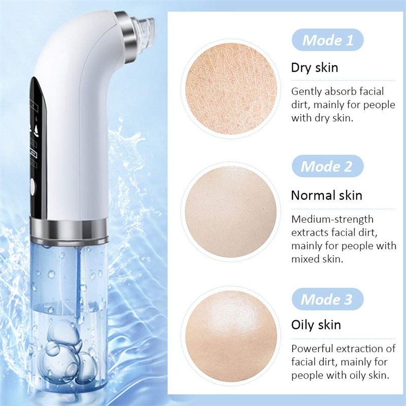 beauty instrument face blackhead remover hydra needle facial cleansing instrument hydra water dermabrasion machine