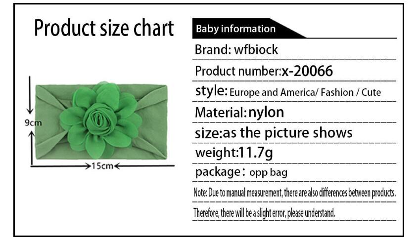 New style children's hair band rose bud nylon soft elastic combination baby hair band baby hair accessories