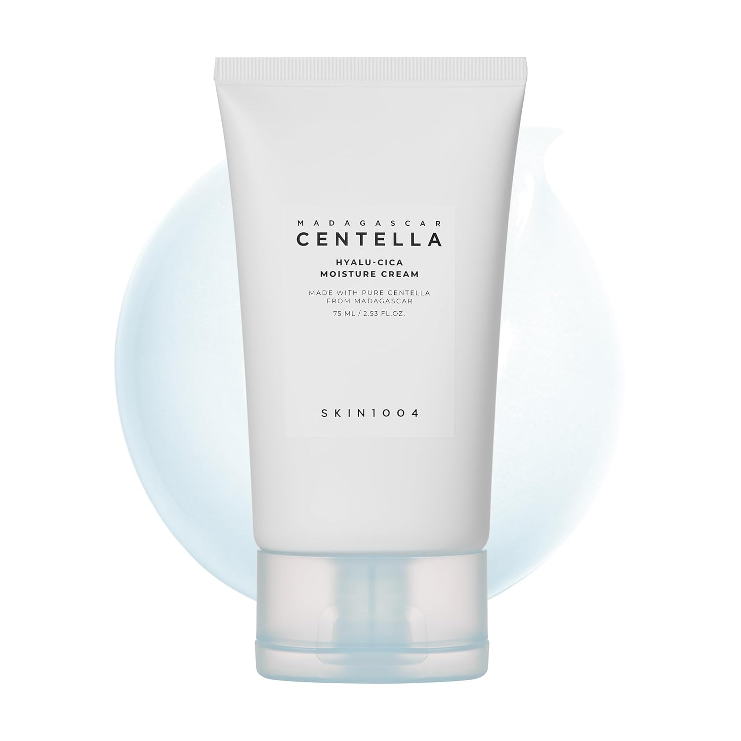 SKIN1004 Hyalu-Cica Moisture Cream, Face Moisturizer with Hyaluronic Acid, Centella Cream for Deep Hydration, Lightweight Nourishing Gel Moisturizer f