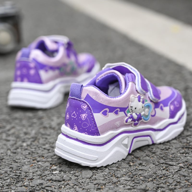 Girls' shoes new running shoes casual shoes single shoes breathable leather mesh shoes children's shoes