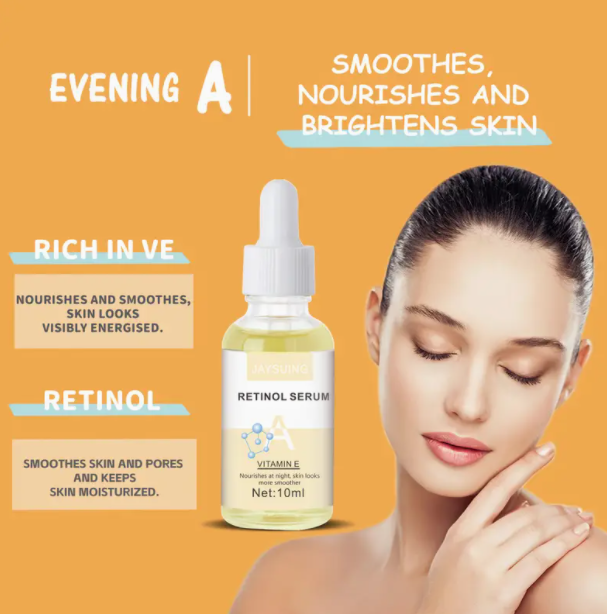 2pcs Vitamin C Whitening Face Serum Hyaluronic Acid Retinol Facial Essence Purifying Serum Dark Spot Remover Skin Care