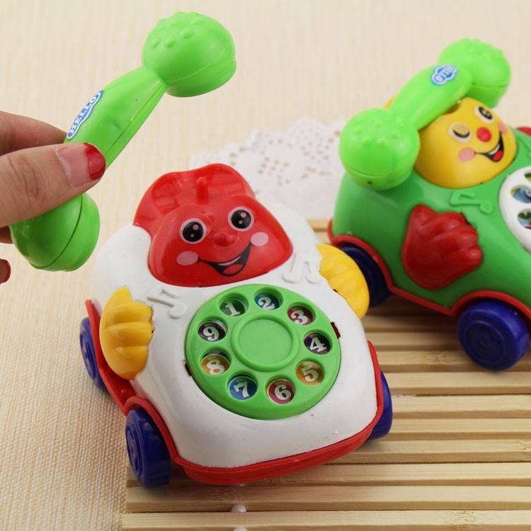 Ideas pull small smile simulation telephone children play house gift