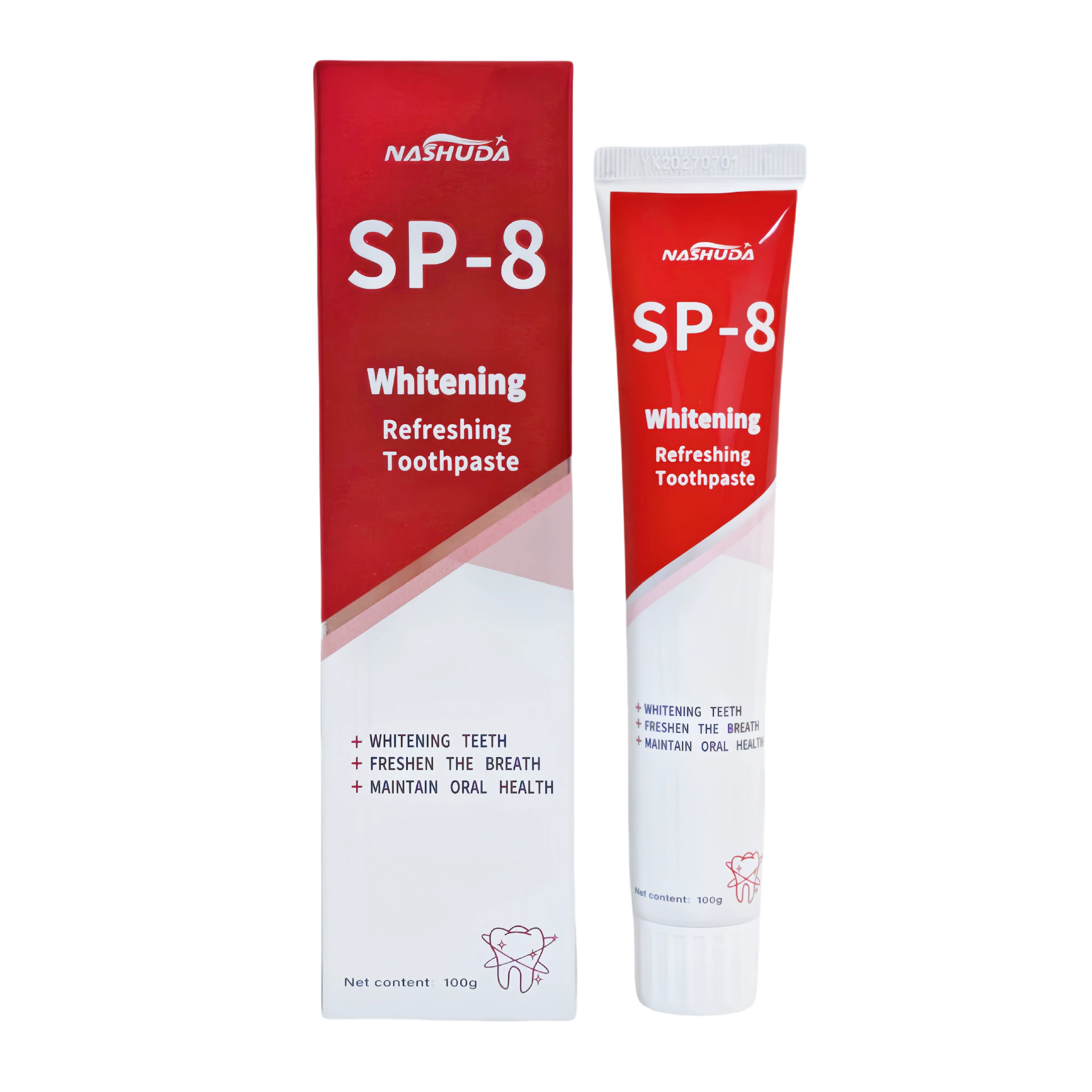 SP-8 Probiotic Toothpaste,Hydroxyapatite Repair for Oral Care Deeply Clean,Removes Stains,Fresh Breath Keep Mouth Health 100g