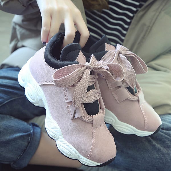 spring sports shoes, women's singles shoes, Korean Harbin shoes, student shoes, casual shoes, running shoes