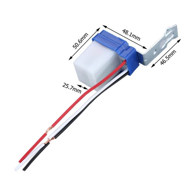 12V 220V AS-10 10A Photoswitch Sensor Switch Waterproof Auto On Off Photocell Street Light Control AC/DC Universal