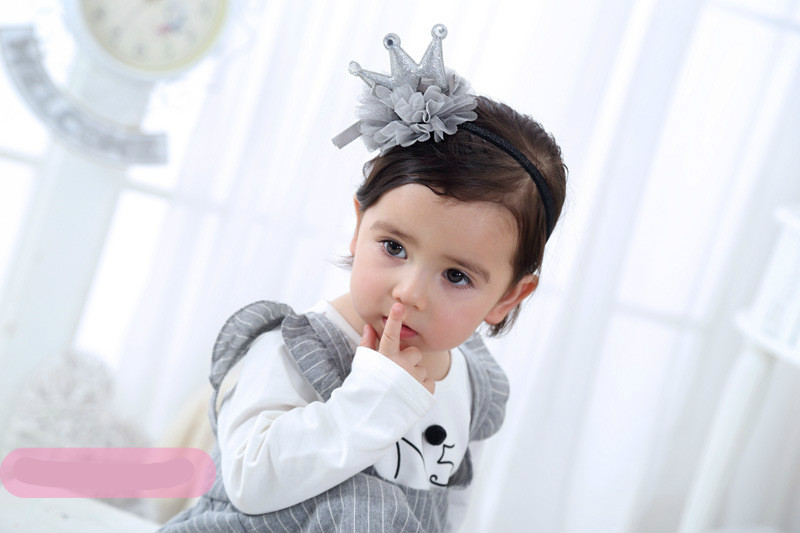 Children's crown headdress Princess Girl's birthday band super cute baby hair band