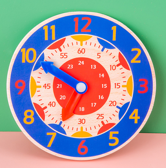 Primary school clock model children's clock mathematics teaching