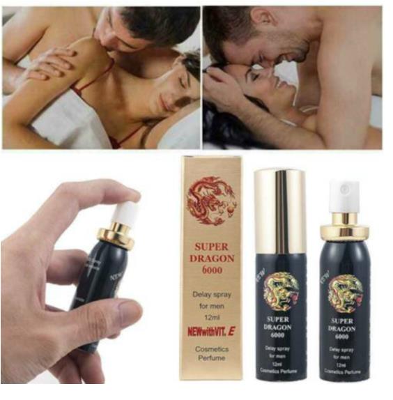 Super Dragon 6000 Extra Strong Delay Spray For Male Men With Vitamin E Best 12ML