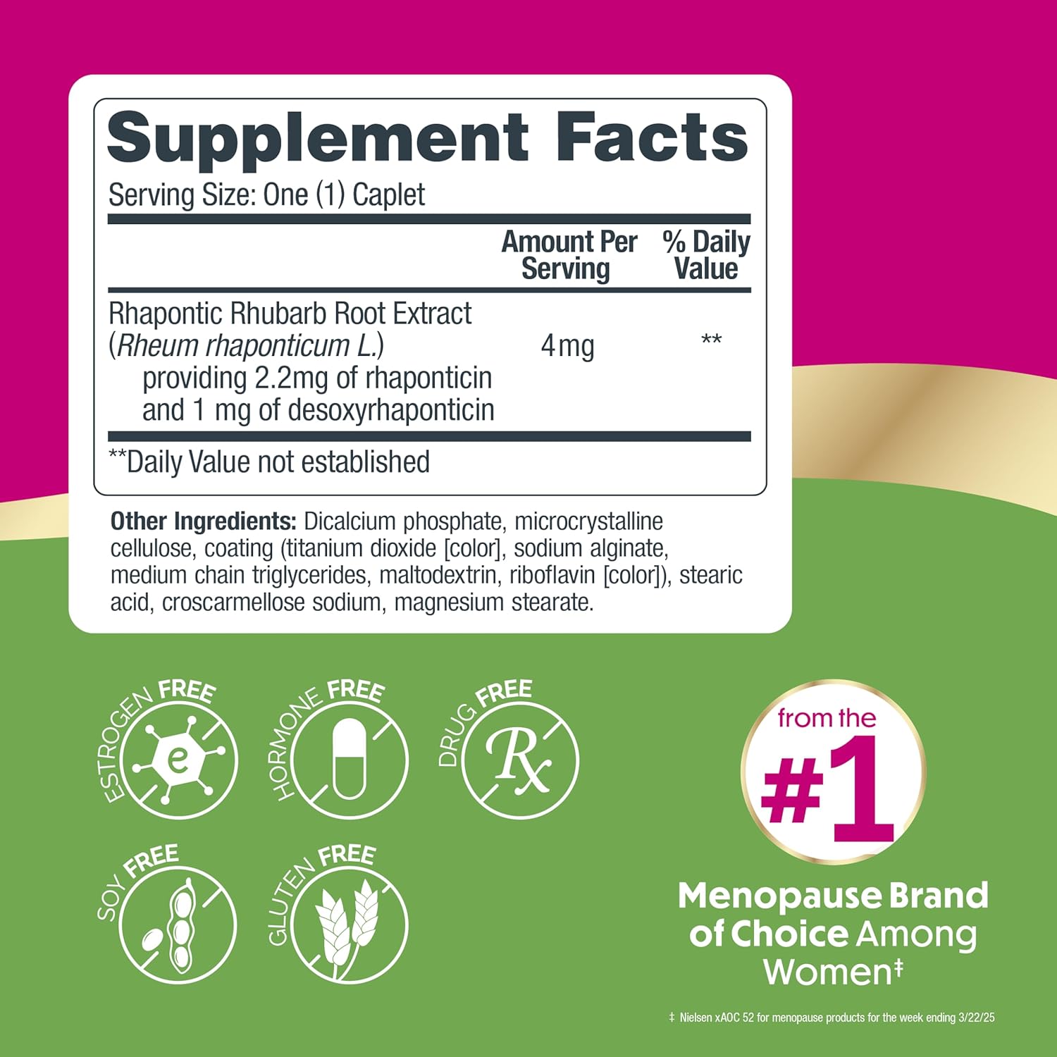 Estroven Complete Multi-Symptom Menopause Supplement for Women, 28 Ct., Clinically Proven Ingredient Provide Menopause Relief & Night Sweats & Hot Fla