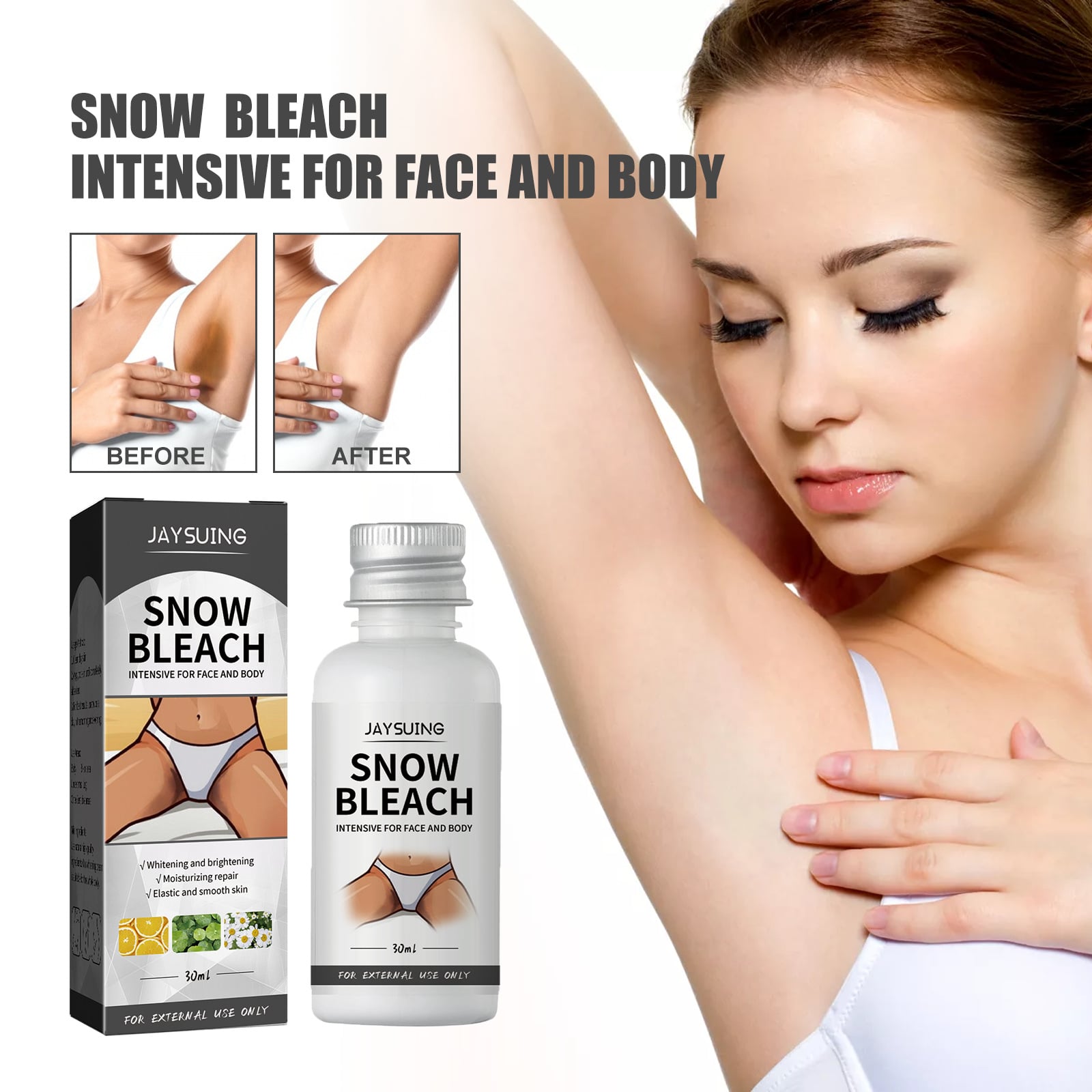 Jaysuing underarm thigh black removing cream beautifies the skin, whitens the skin, and desalinates melanin in the medial joint