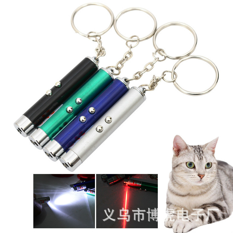 Funny Cat Laser Pointer Pet Training Supplies Children's Game Cat Toys Infrared Flashlight Teaching Pen