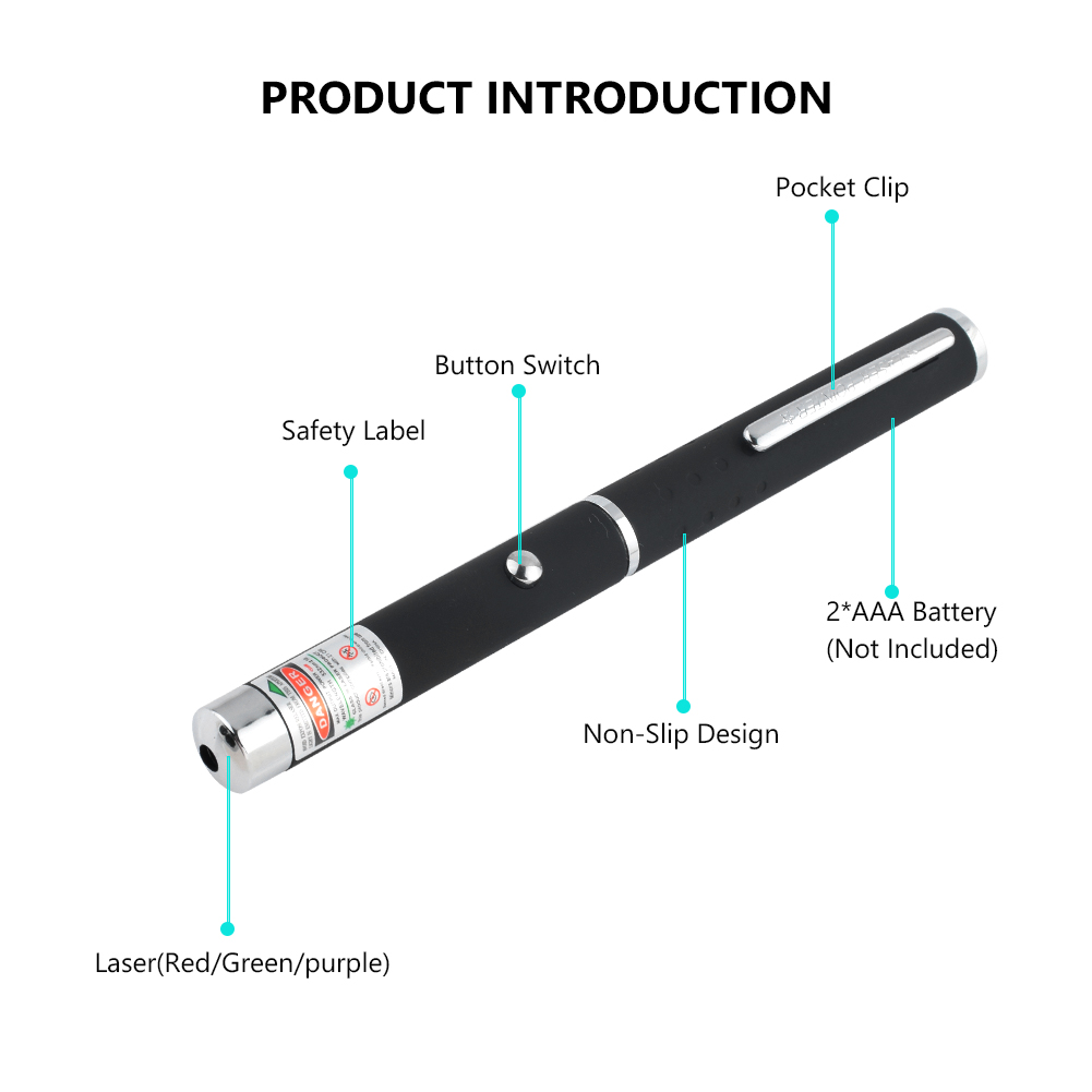 Laser Sight Pointer 5MW High Power Green Blue Red Dot Laser Light Pen Powerful Laser Meter 405Nm 532Nm 650Nm Green Lazer Pen New