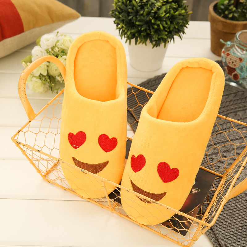 Cute colorful wave shoes slippers female home furry winter warm slippers soft sports shoes indoor bedroom