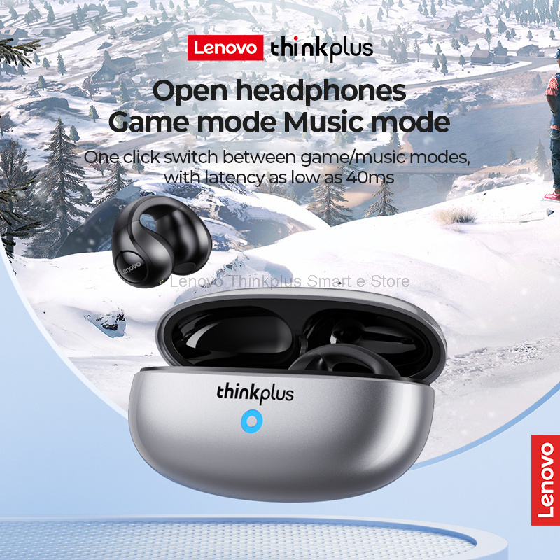 Lenovo earphones XT83 II TWS wireless earbuds low latency sports bluetooth headphones remote earbuds ear clip headset gamer