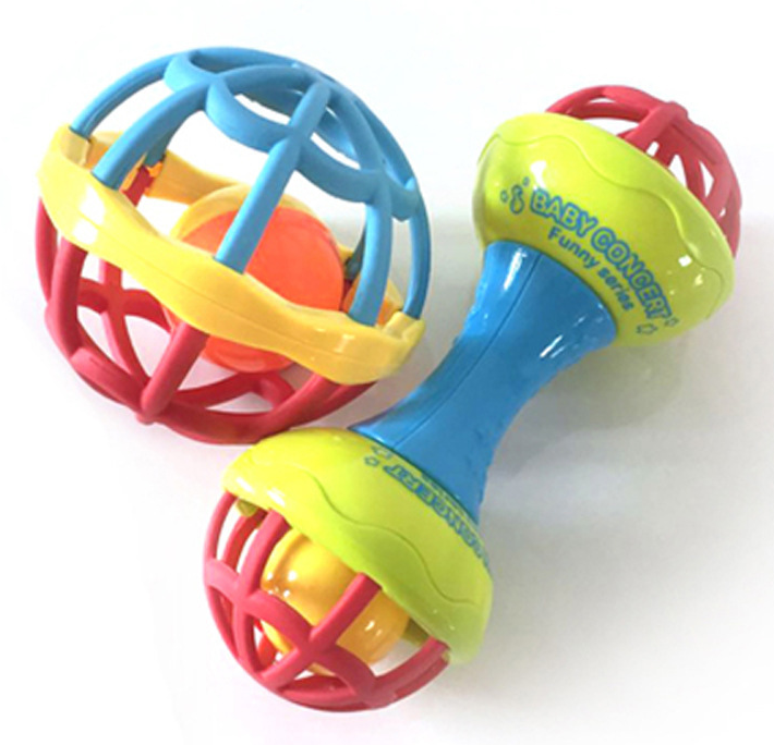 Baby Early Education Toys 0-1 Year Old Baby's Hand Grip Ball And Newborn's Bitable Soft Rubber Fitness
