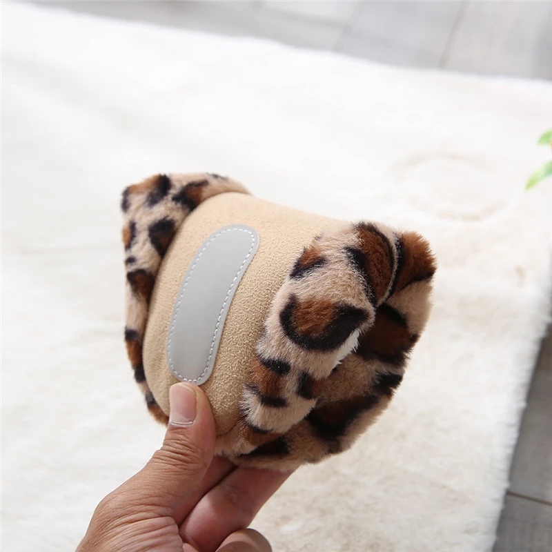 Winter Home Slippers Women Cotton Shoes Soft Plush Indoor Slippers Shoes For Women Men Couple Warm Fur Slippers Big Size