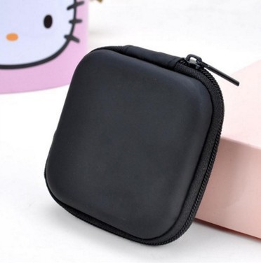 Discounted products Canvas Zipper Bag Earphone Cable Mini Box Portable Coin Purse Headphone Bag color sent randomly