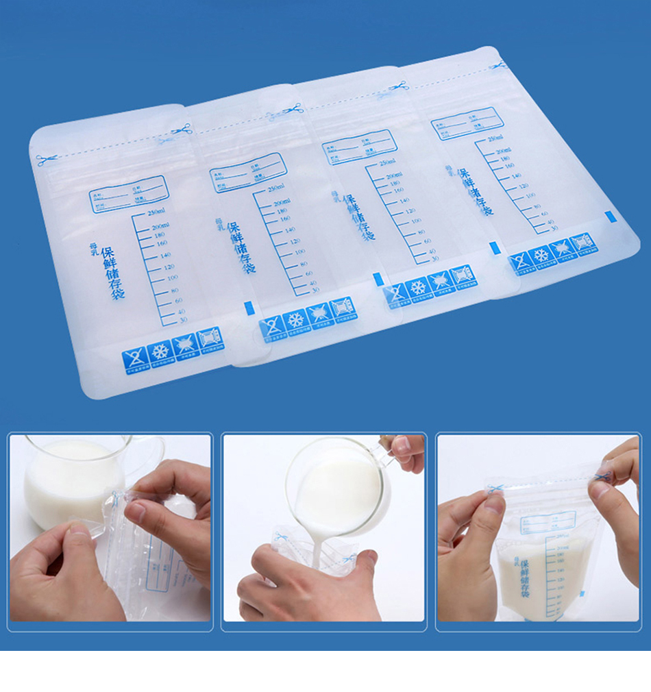 30 pieces / bag Breast milk storage bag