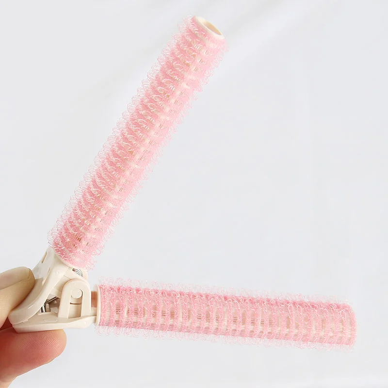 2pcs No Trace Head Hair Roots Fluffy Clip Lazy Air Bangs Self-adhesive Fluffy Hair Clip Curling Device Forehead Curler Hair