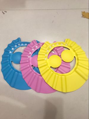 Cute Adjustable Baby Kids Shampoo Bath Bathing Shower Cap Hat Wash Hair Shield