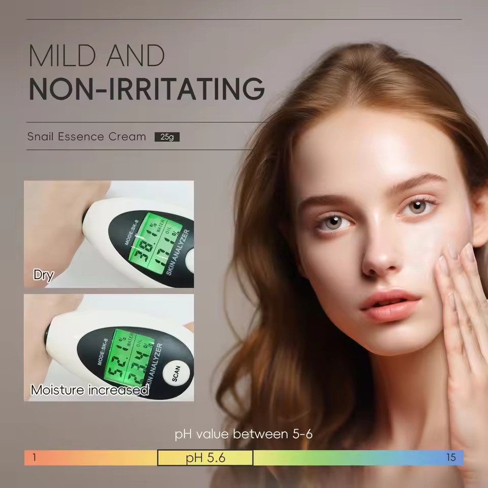 Serum Facial-Cream Skin-Care Whitening Snail Face Cream Collagen Anti-Wrinkle Hyaluronic Acid Moisturizing Anti-aging Nourishing