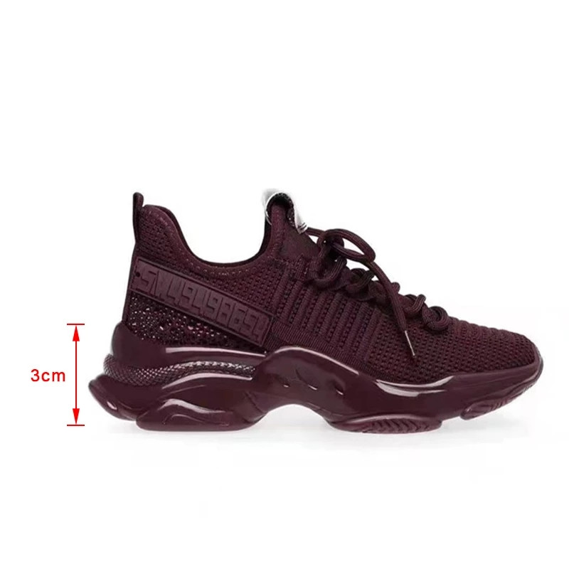 Women Mesh Breathable Sport Sneakers Ladies Casual Light knitted Outdoor Shoes Breathable Female Platform Running Walking Shoes