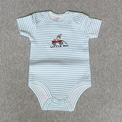 1PC Newborn Baby Boy Girls Clothes Short Sleeve Baby Clothing