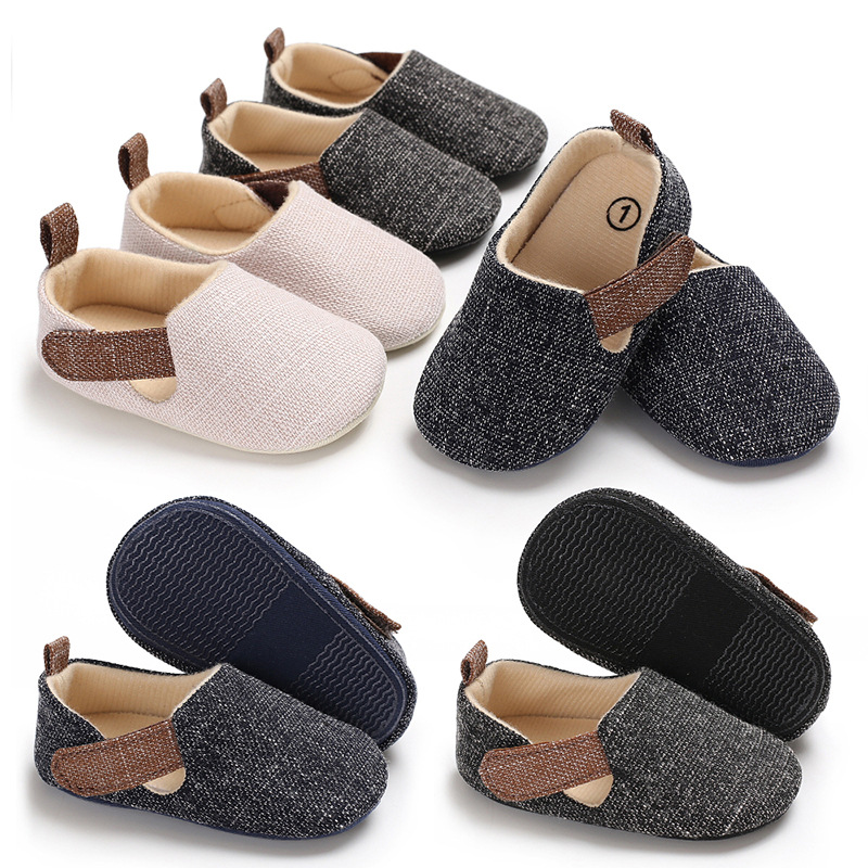 Rattan baby shoes baby shoes toddler shoes silicone soft shoes