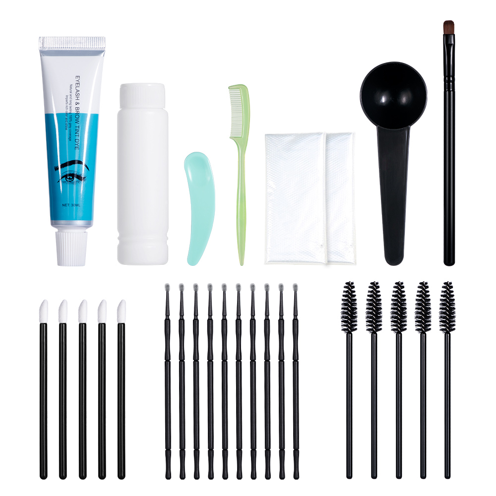 Lash & Eyebrow Tint Dye Kit Lasting 8 Weeks for Professional Eyebrow or Lash Tinting