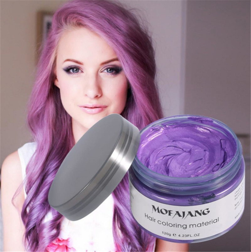Hair color wax hair dye permanent hair colors cream unisex strong hold grandma grey disposable pastel dynamic hairstyles