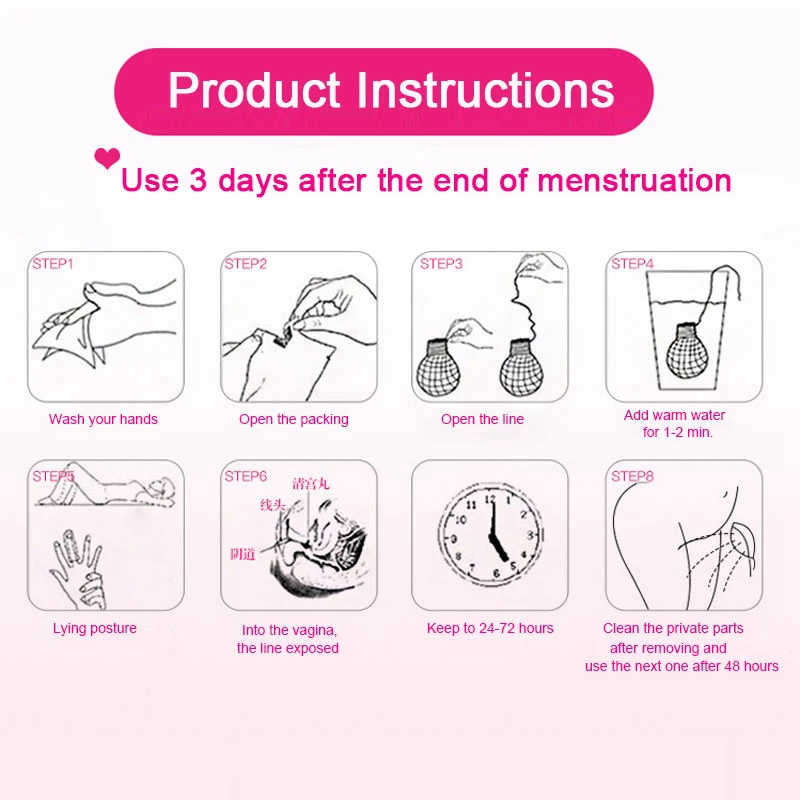 Vaginal Yoni detox pearls improve issues like Low libido, Infertilitv. Yeast infections, Vaginal dryness looseness odor PCOS