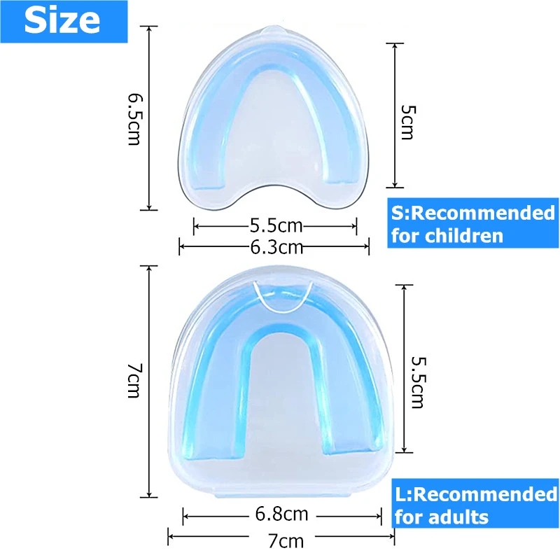 1PC EVA Sports Mouthguard Taekwondo Basketball Boxing Braces Tooth Protector with Box for Adults and Children Sports Safety