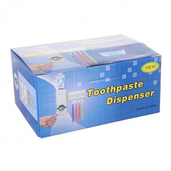 1Pc Automatic Toothpaste Dispenser Family Toothbrush Holder set Bathroom sets
