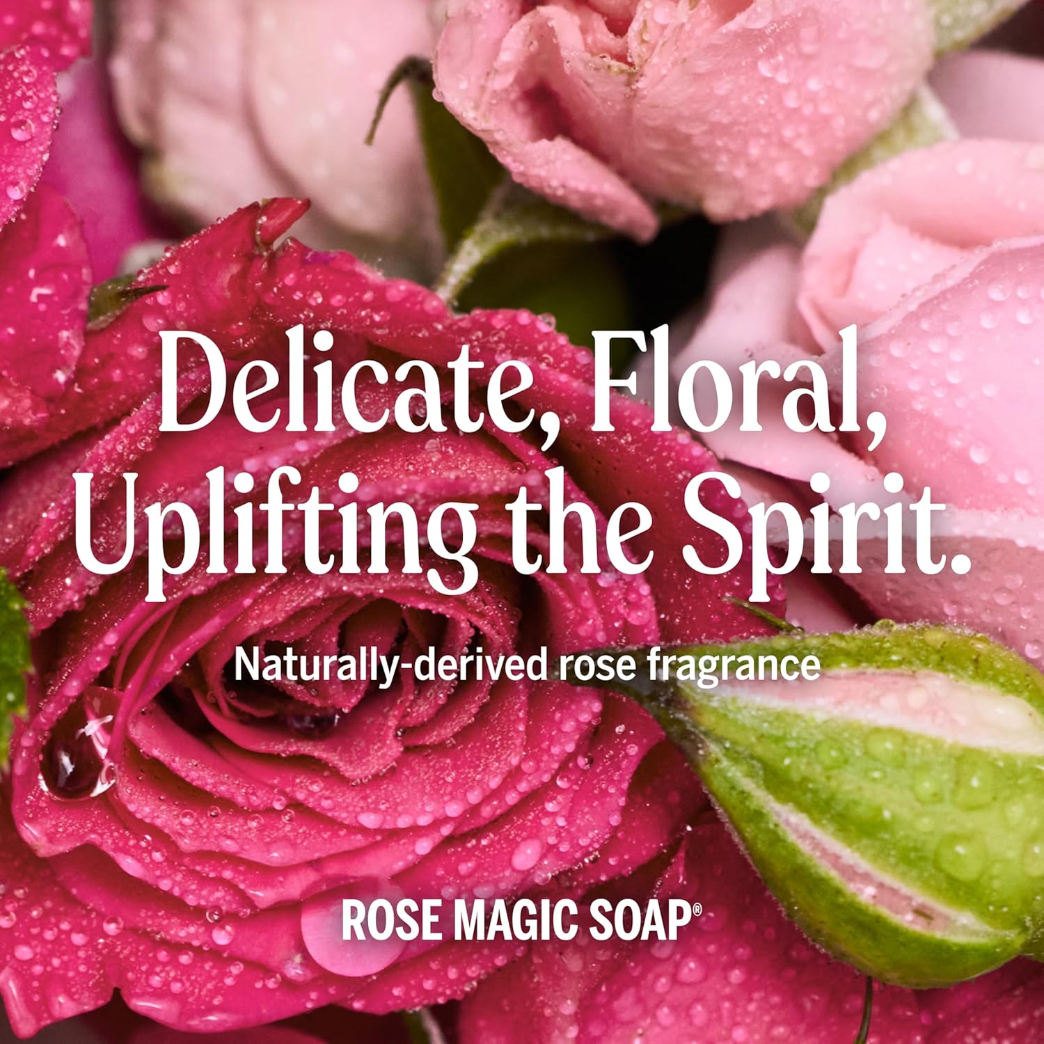 Dr. Bronner's Magic Soap Pure-Castile Liquid Soap (Rose, 32 Ounce) - Made with Regenerative Organic Certified Oils, 18-in-1 Uses: Face, Body, Hair, La