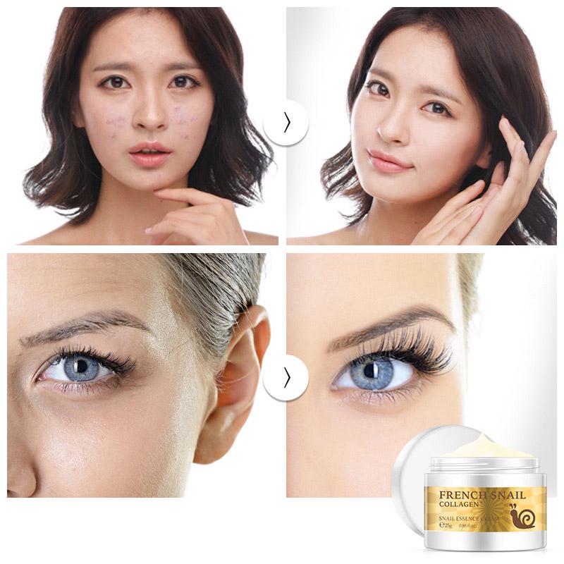 Anti-aging Moisturizer Snail Essence Face Cream Brighten Skin Nourishing Collagen Essence Art Salon Skin Care Cream